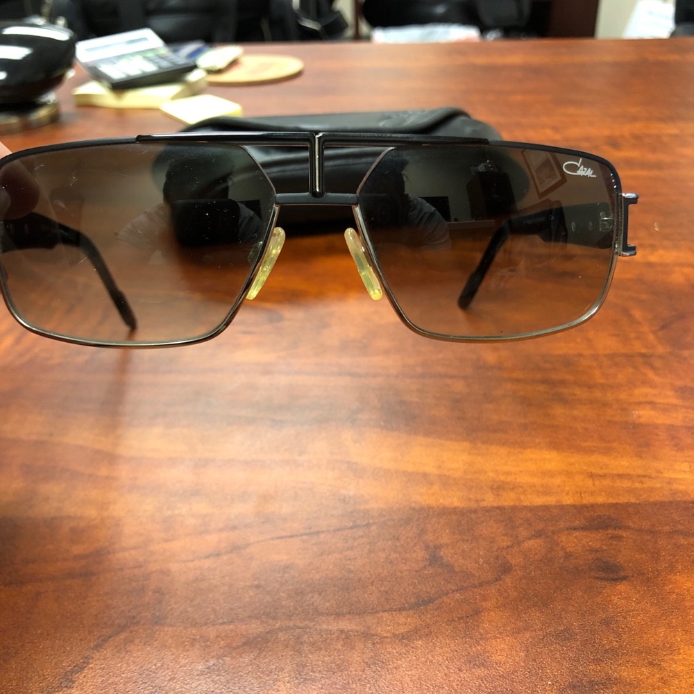 Cazal gold plated collector sunglasses